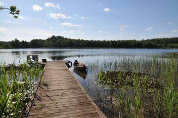 Фото Лоджи Cozy remote cabin on a lakeshore г. Kučiūnai 2